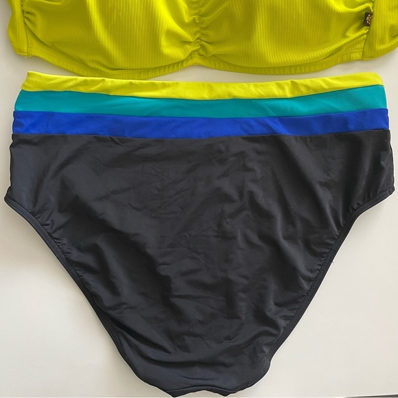 La Vie En Rose Convertible Bikini Swim Bathing Suit 2 Piece Swimwear Large XL - Picture 5 of 7